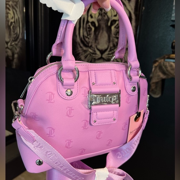 Juicy Couture💜 EXCLUSIVE💜 Violet Tulle Y2CUTE DOME SATCHEL (NWT) - Picture 12 of 16